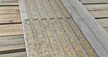 广州黄金麻盲道石 盲条