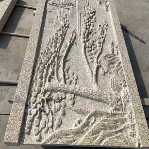 广州黄金麻别墅雕刻版 别墅私人定制