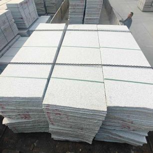 广州芝麻白毛板，石材毛板