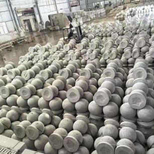 广州芝麻白圆球 石球 挡车球