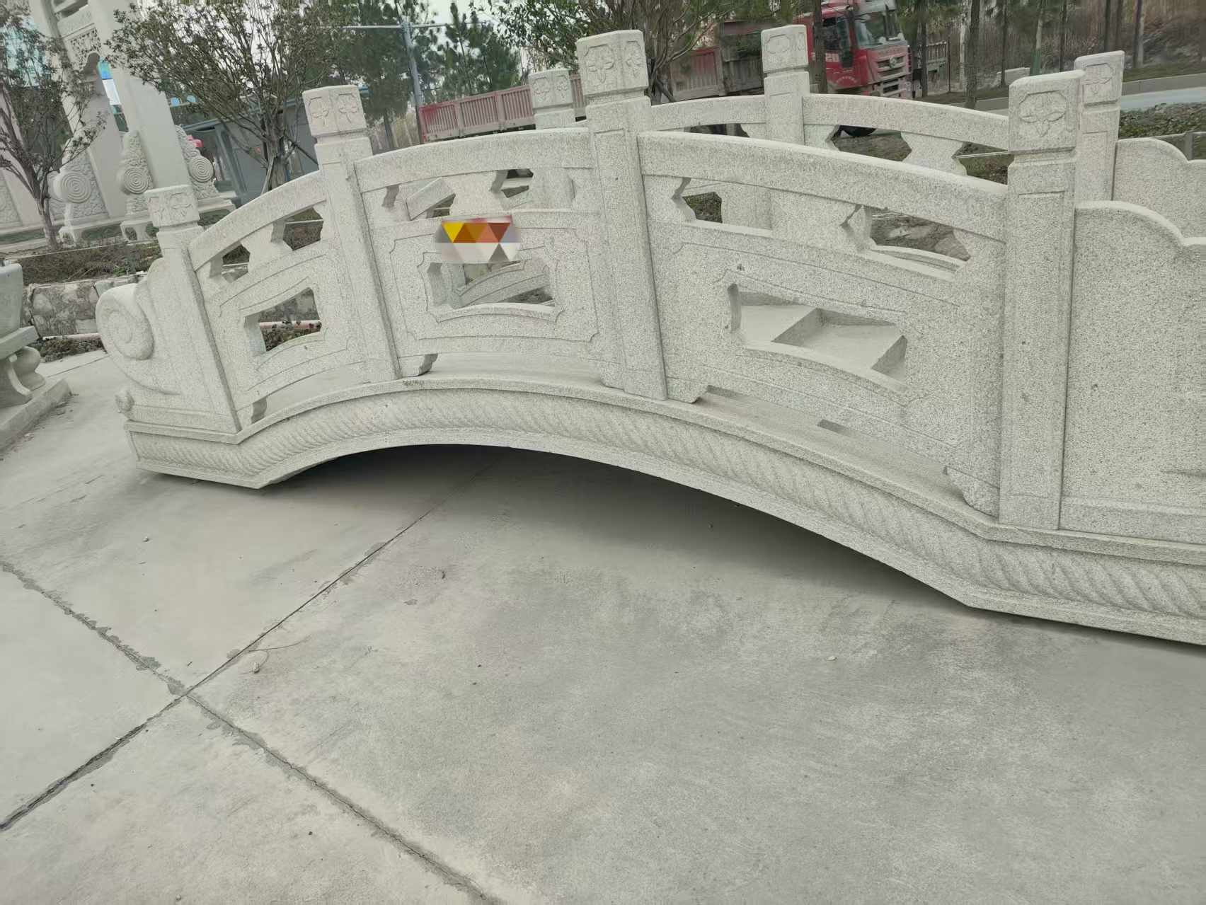 广州芝麻白拱桥，石桥