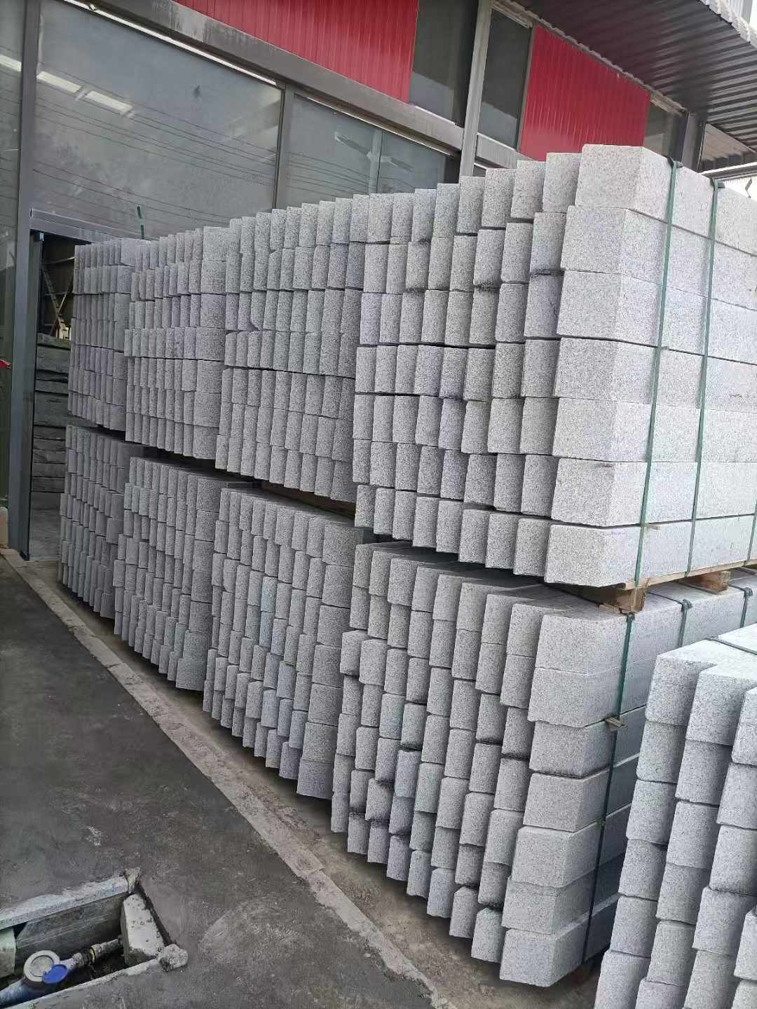 广州芝麻白树围石 树池